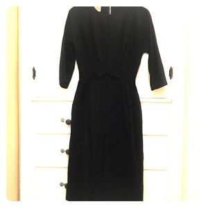 Authentic Jean Lang 1950s Wool Wiggle Dress